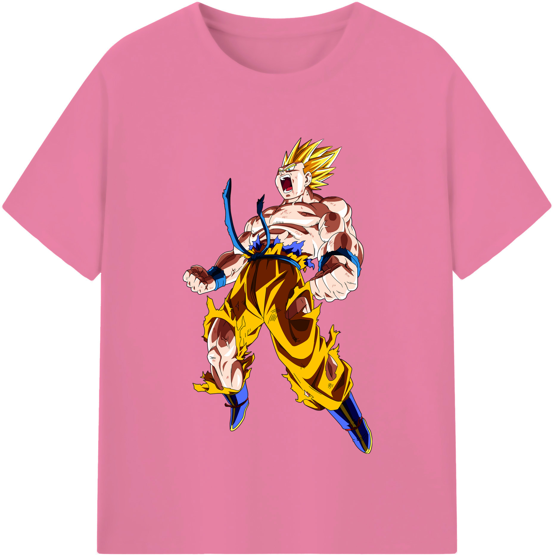（画像用） ドラゴンボール 孫悟空（そん ごくう）Son Goku カカロット DRAGON BALL Kakarotto 綿100％半袖Tシャツ（フロントプリント）